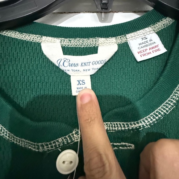 NWT J.CREW Waffle Union Suit (onesie)  Deep Alpine in XS - Picture 3 of 12